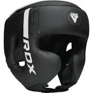 Боксерский шлем RDX F6 KARA Matte WHITE-M | Обхват головы 54-56 см купить