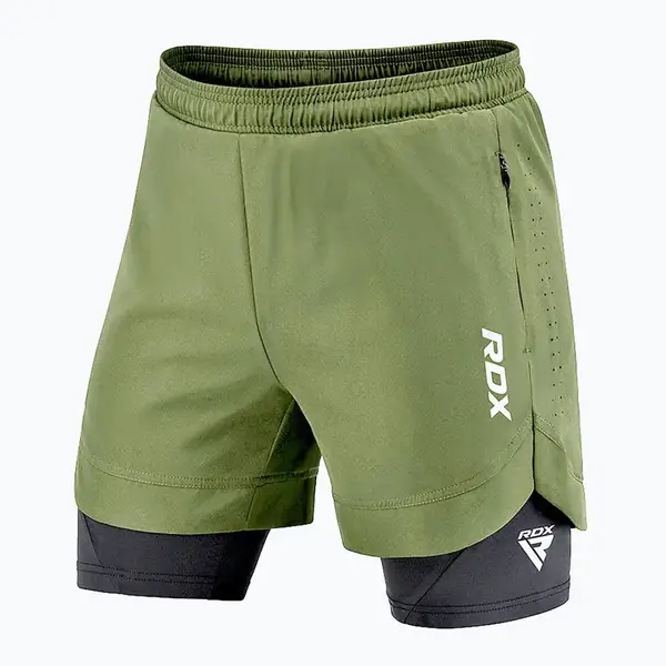 Компрессионные шорты для RDX MMA T16 2-в-1 GREN/BLACK-L купить