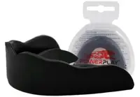 Капа боксерская PowerPlay 3317 SR взрослая (возраст 11+) черная купить