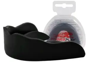 Капа боксерская PowerPlay 3317 SR взрослая (возраст 11+) черная купить