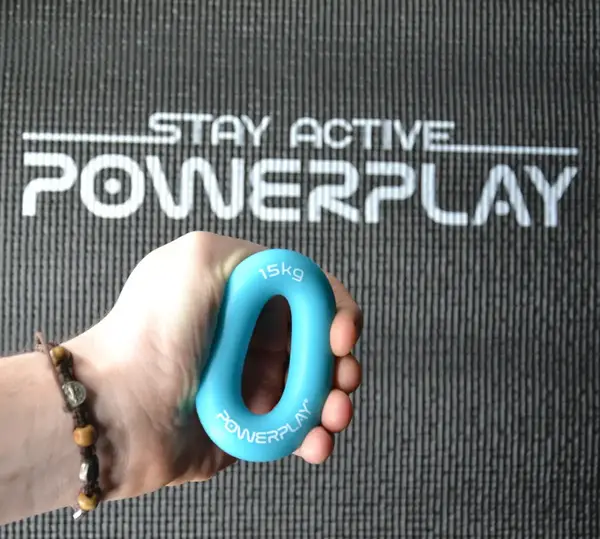 Еспандер кистьовий силіконовий PowerPlay PP-4324 Hand Grip Ring Light 15 кг. Блакитний купити недорого в Україні, фото 9