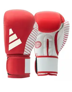 Перчатки с лицензией Wako для бокса и кикбоксинга красный/белый | 10 унций | ADIDAS adiKBWKF200 купить