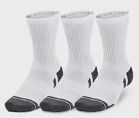 Носки UA Performance Cotton 3p Mid белый Уни XL купить