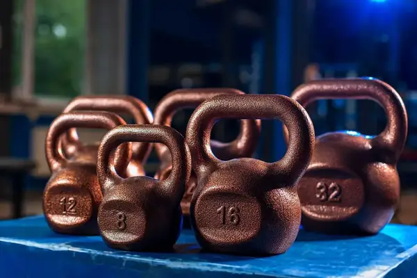 Гиря чавунна RN-SPORT 16 кг металева, колір бронза купити недорого в Україні, фото 2