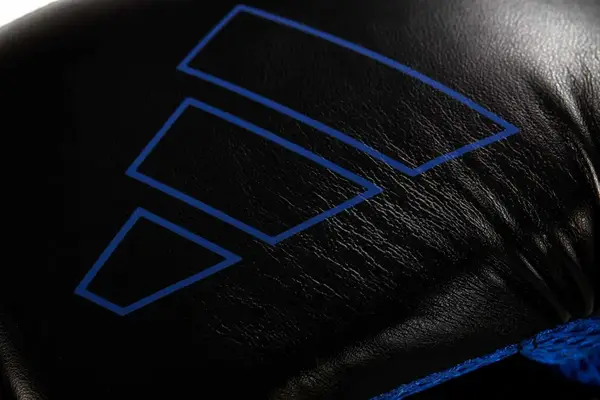 Боксерские перчатки Adidas "Hybrid 80" черно/синие | 10 унций | ADIH80 купить недорого в Украине, фото 4