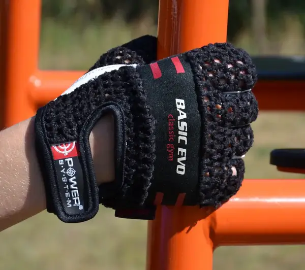 Перчатки для фитнеса Power System PS-2100 Basic EVO Black/Red Line XL купить недорого в Украине, фото 5