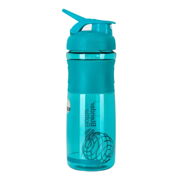 Шейкер спортивный (бутылка) BlenderBottle SportMixer Flip 28oz/820ml Teal купить недорого в Украине, фото 10