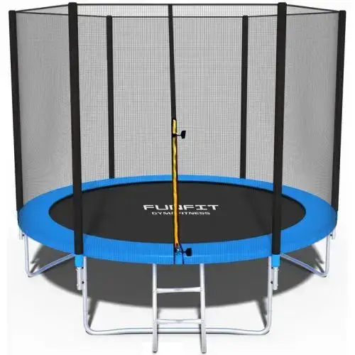 Батут Funfit 8ft (252см) синій з зовнішньою сіткою купити