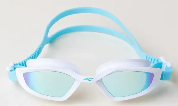 Окуляри для плавання Aqua Speed RAVEN MIRROR 61425 білий, бірюзовий Уні OFSM купити недорого в Україні, фото 2