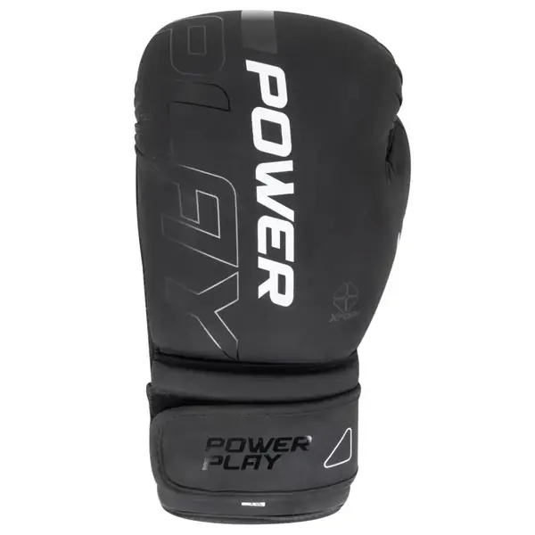 Боксерские перчатки PowerPlay 3024 Ultra Mat Черно-Белые 12 унций купить недорого в Украине, фото 2