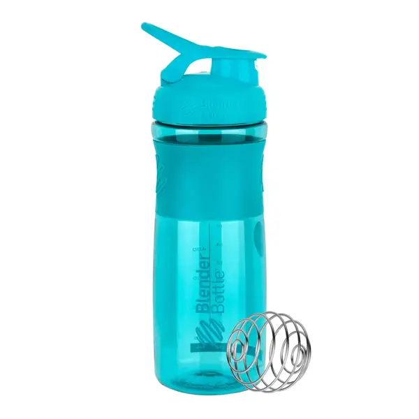 Шейкер спортивный (бутылка) BlenderBottle SportMixer Flip 28oz/820ml Teal купить недорого в Украине, фото 9