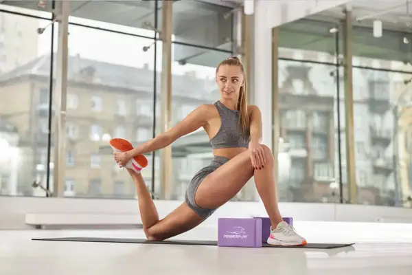 Блок для йоги PowerPlay 4006 Yoga Brick Фіолетовий купити недорого в Україні, фото 2