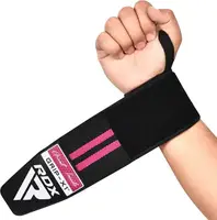 Бинти для зап'ясть (кистьові бинти) RDX GYM WRIST WRAP R11 BLACK/PINK купити