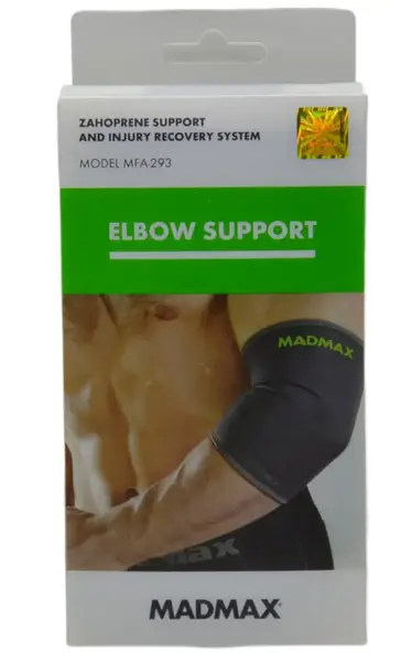 Налокітник MadMax MFA-293 Zahoprene Elbow Support Dark Grey/Green (1шт.) L купити недорого в Україні, фото 10