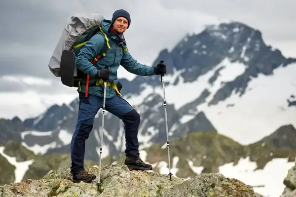 Трекінгові палиці Hop-Sport Nordend Pro сріблясті купити недорого в Україні, фото 8