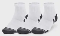 Носки UA Performance Cotton 3p Qtr белый Уни XL купить