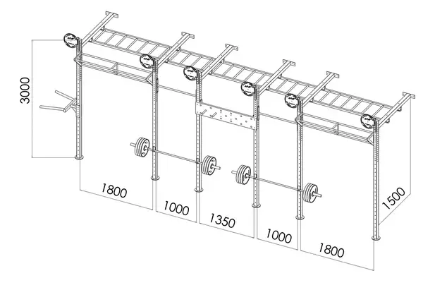 Кроссфит станция V`Noks EXO 6-2 W купить недорого в Украине, фото 5