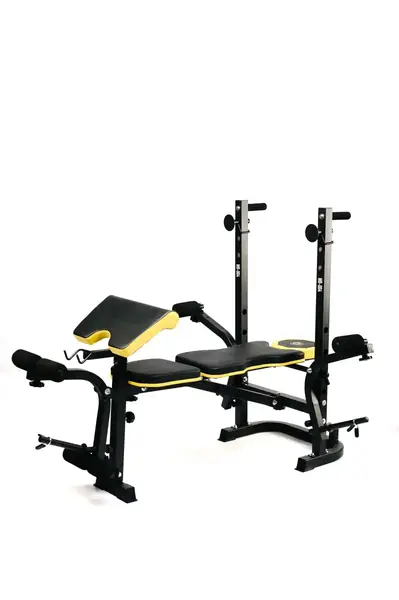 Набор Besport PowerPro 109кг с прямым грифом и скамьей WB-004 купить недорого в Украине, фото 12