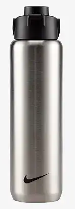 Бутылка Nike SS RECHARGE CHUG BOTTLE 24 OZ стальной, черный Уни 709 мл купить