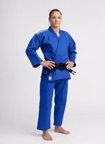 Синее лицензионное кимоно для дзюдо IPPON GEAR LEGEND 2, IJF (approved 2023) Women (для женщин), 160см купить