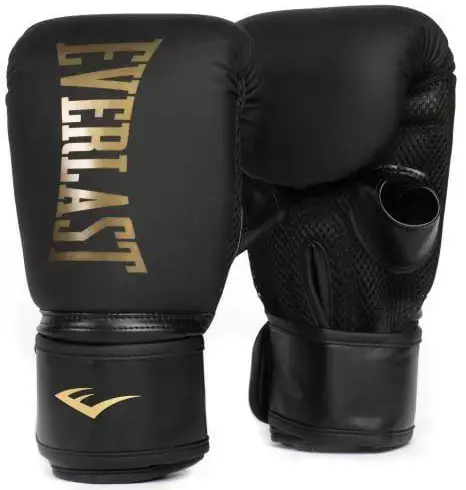 Боксерские перчатки Everlast CARDIO ELITE BAG GLOVES черный, золотой Уни S/M купить недорого в Украине, фото 5