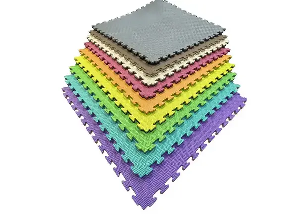 Татамі мат EVA 20 мм 1х1м Чорно-сірий купити недорого в Україні, фото 9