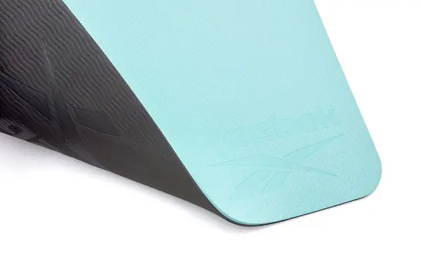 Двосторонній килимок для йоги Reebok Double Sided Yoga Mat синій Уні 176 х 61 х 0,6 см купити недорого в Україні, фото 4