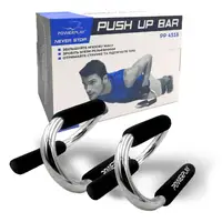 Упоры для отжиманий PowerPlay 4318 Push-Up Bars Stell металлические (S-образные) купить