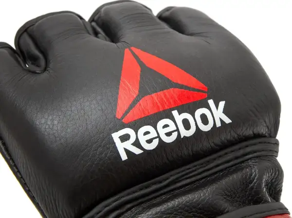 Перчатки для тренинга Reebok MMA Gloves Leather черный, красный Уни XL купить недорого в Украине, фото 3