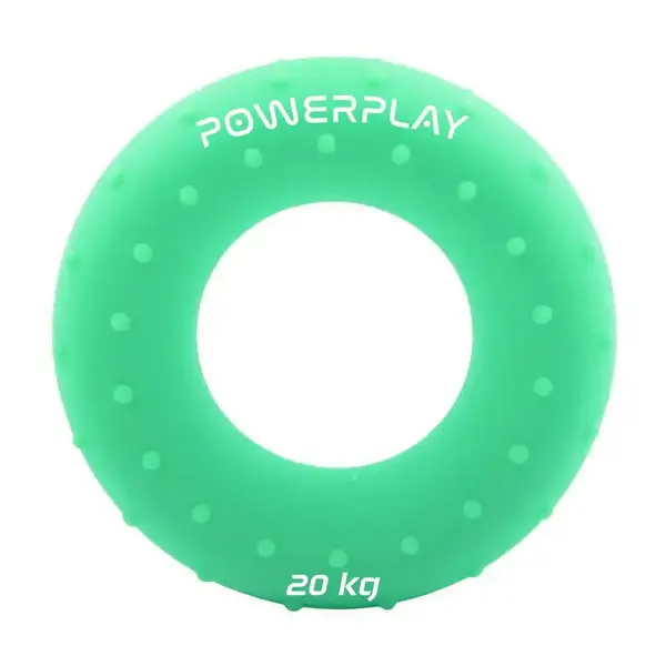 Еспандер кистьовий силіконовий PowerPlay PP-4338 Hand Grip Medium 20 кг. Зелений купити