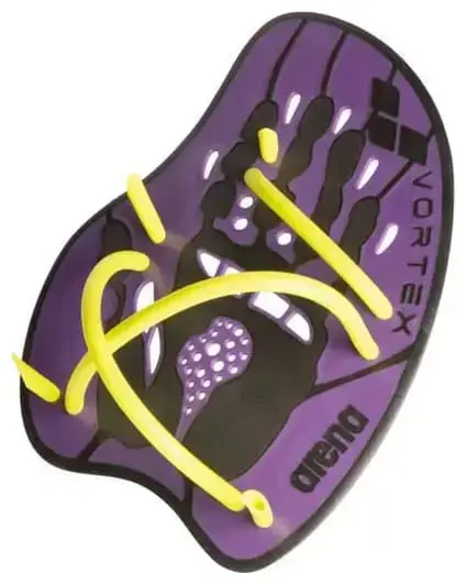 Лопатки для плавання Arena VORTEX EVOLUTION HAND PADDLE фіолетовий, жовтий Уні L купити недорого в Україні, фото 3