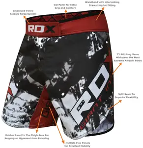 Шорты MMA RDX Multi Gray 2XL купить