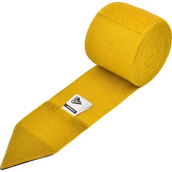 Бинти для боксу RDX WX Professional Boxing Hand Wraps Yellow (4.5м.) купити недорого в Україні, фото 3
