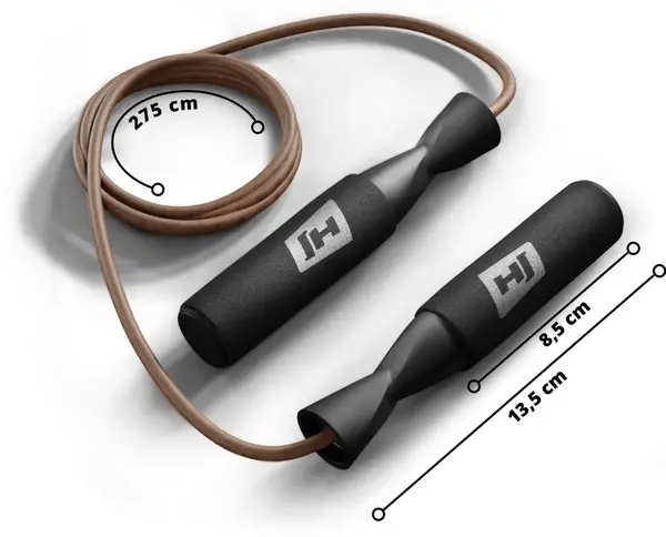 Скакалка кожаная 275см Hop-Sport HS-L015JR купить недорого в Украине, фото 4