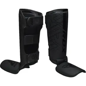 Захист гомілки та стопи RDX F6 KARA Shin Instep Guards Black M купити