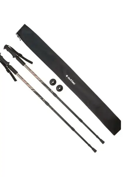 Трекінгові палиці Outtec алюмінієві 3-х секційні 65-135см Anti-shock купити недорого в Україні, фото 2