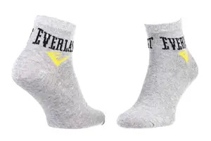 Носки Everlast QUARTER SOCKS 3 PAIR серый Уни 35-40 купить