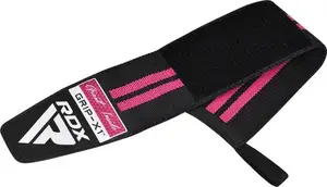 Бинти для зап'ясть (кистьові бинти) RDX GYM WRIST WRAP R11 BLACK/PINK купити