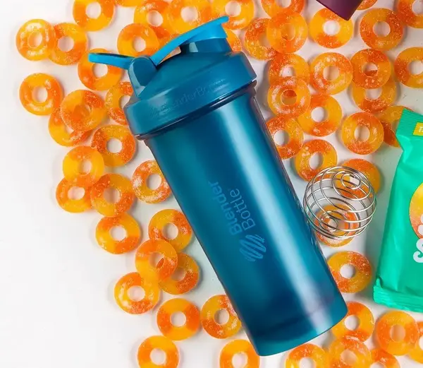 Шейкер спортивний BlenderBottle Pro45 1270ml Ocean Blue купити недорого в Україні, фото 4