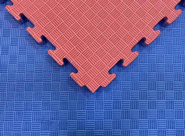 Татамі мат EVA 30 мм 1х1м (червоно-синій) купити недорого в Україні, фото 2