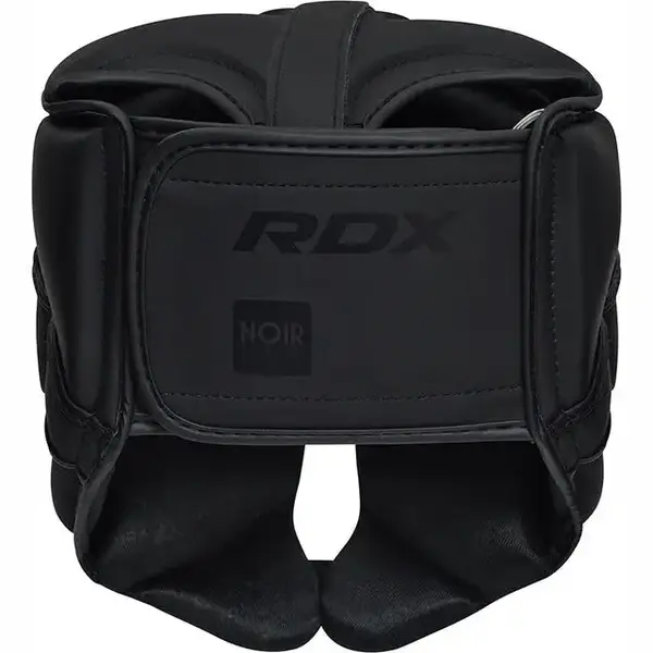 Боксерський шолом RDX T15 Noir Cheek Protector Matte Black XL | Обхват голови >58 см купити недорого в Україні, фото 4