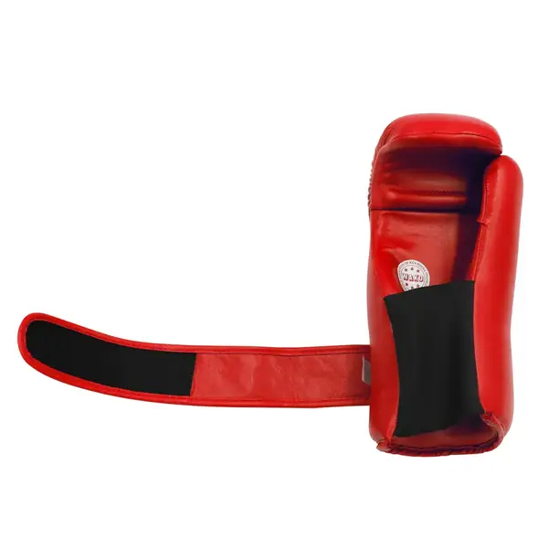 Перчатки полуконтакт Open Hand Semi-Contact Gloves с лицензией WAKO | S |красный | ADIDAS WAKOG3 купить недорого в Украине, фото 2