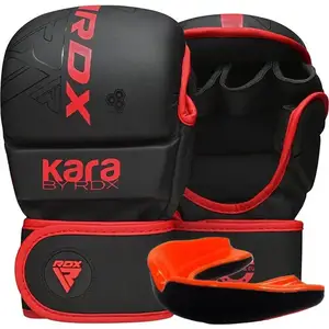 Рукавиці для ММА (Греплінгові рукавички) RDX F6 KARA Matte Red Plus S/M купити