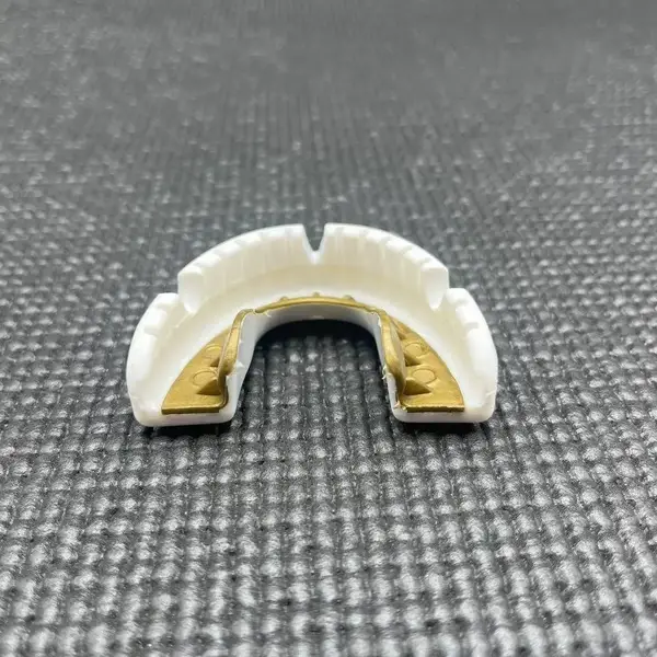 Капа OPRO Gold Braces под брекеты взрослая (возраст 11+) White/Gold (art.102506004) купить недорого в Украине, фото 7