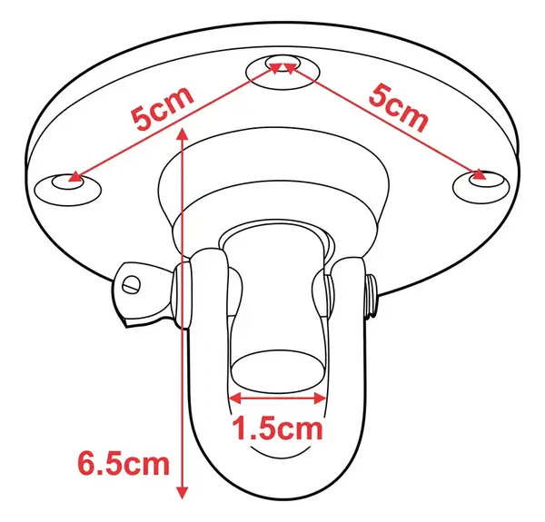 Боксерське кріплення для пневматики RDX Simple купити недорого в Україні, фото 2