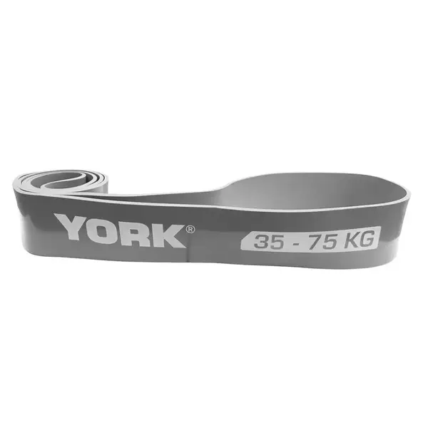Резинка для фітнесу York 35-75кг - 2080x85x4,5 мм, сірий купити недорого в Україні, фото 4