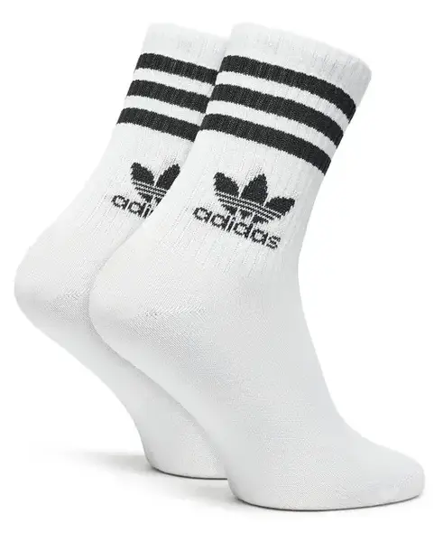 Шкарпетки Adidas CREW SOCK 3STR білий сірий, чорний Уні L (43-45) купити недорого в Україні, фото 5