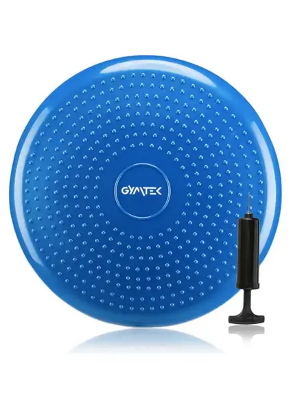 Балансувальна подушка Gymtek синя + насос купити недорого в Україні, фото 3