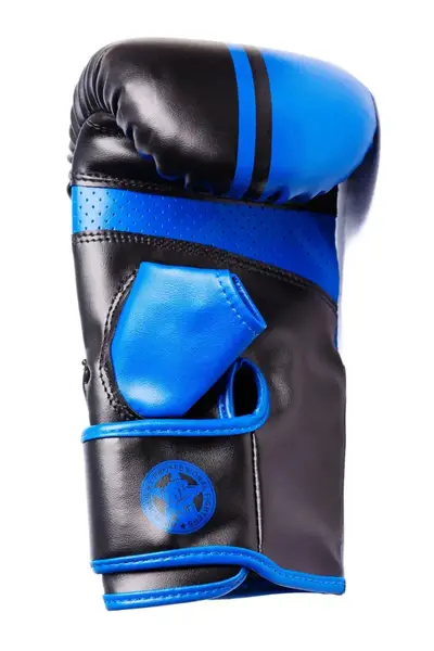 Снарядні рукавиці PowerPlay 3025 Чорно-Сині M купити недорого в Україні, фото 4