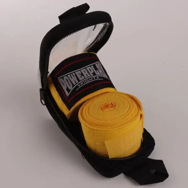 Бинты для бокса PowerPlay 3047 Желтые Lycra (спандекс) (3м) купить недорого в Украине, фото 10